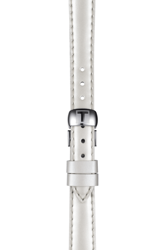 Tissot T Lady Flamingo White Dial White Leather Strap Watch For Women - T094.210.16.011.00 Buy Now By Tissot