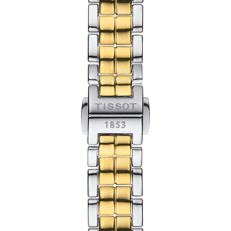 Tissot Flamingo Mother of Pearl White Dial Two Tone Steel Strap Watch For Women - T094.210.22.111.01 Buy Now By Tissot