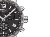 Tissot Quickster Chronograph Black Dial Silver Steel Strap Watch For Men - T095.417.11.067.00 Buy Now By Tissot