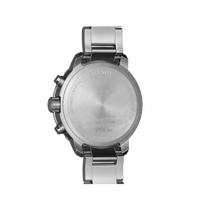 Tissot Quickster Chronograph Black Dial Silver Steel Strap Watch For Men - T095.417.11.067.00 Buy Now By Tissot