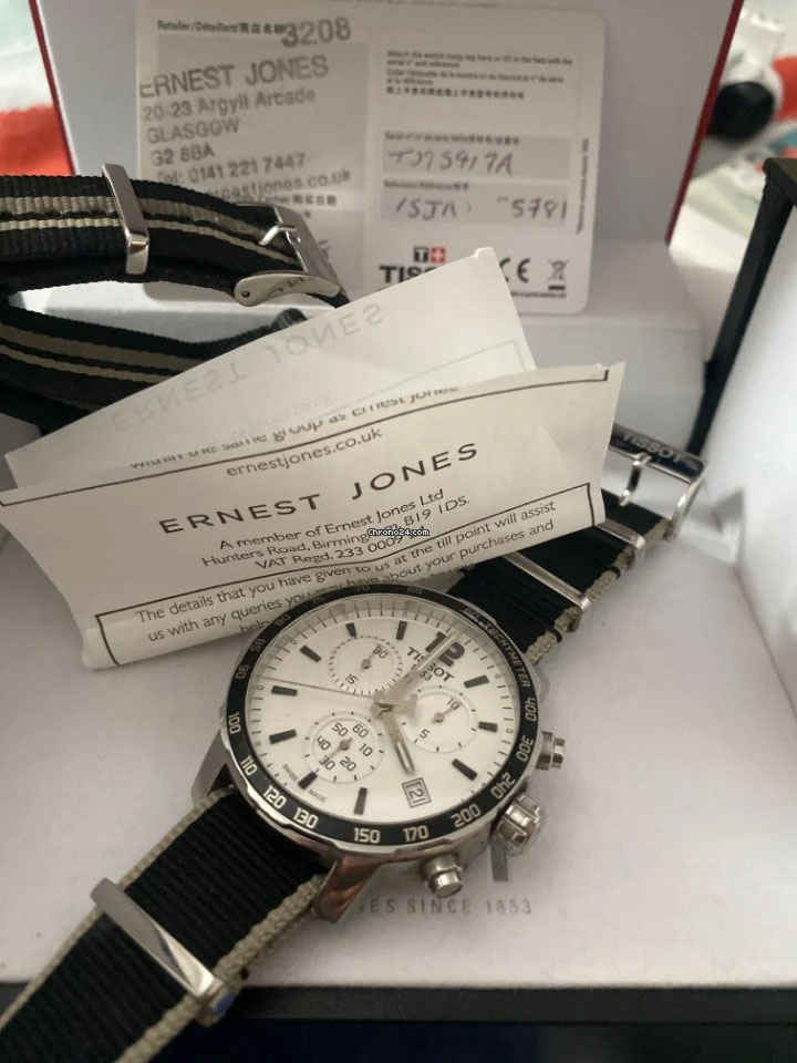 Tissot Quickster Chronograph NBA Brooklyn Nets Watch For Men - T095.417.17.037.11 Buy Now By Tissot