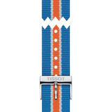 Tissot Quickster Chronograph NBA New York Kicks White Dial Multicolored Nato Strap Watch For Men - T095.417.17.037.06 Buy Now By Tissot