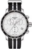 Tissot Quickster Chronograph NBA San Antonio Spurs Edition White Dial Two Tone NATO Strap Watch for Men - T095.417.17.037.07 Buy Now By Tissot