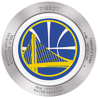 Tissot Quickster Chronograph NBA Golden State Warriors White Dial Two Tone NATO Strap Watch for Men - T095.417.17.037.15 Buy Now By Tissot