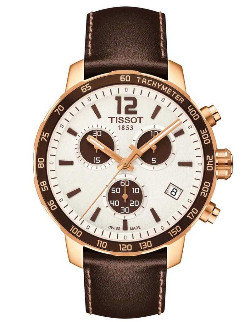 Tissot Quickster Chronograph Silver Dial Watch For Men - T095.417.36.037.01 Buy Now By Tissot