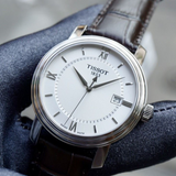 Tissot T Classic Bridgeport Silver Dial Brown Leather Strap Watch For Men - T097.410.16.038.00 Buy Now By Tissot