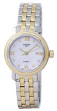 Tissot T Classic Bridgeport Automatic Mother of Pearl Dial Two Tone Steel Strap Watch for Women - T097.410.22.116.00 Buy Now By Tissot