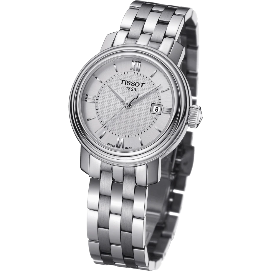 Tissot T Classic Bridgeport Lady Quartz Stainless Steel Watch For Women - T097.010.11.038.00 Buy Now By Tissot