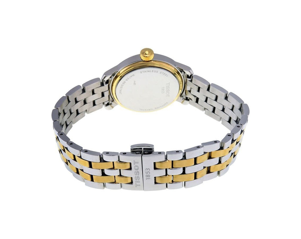 Tissot T Classic Bridgeport Mother of Pearl Dial Two Tone Steel Strap Watch For Women - T097.010.22.116.00 Buy Now By Tissot