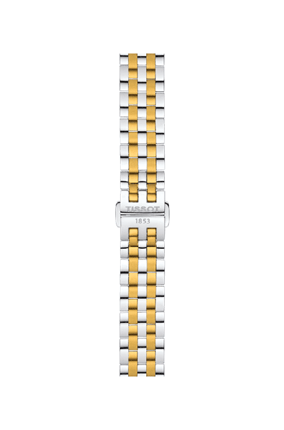 Tissot T Classic Bridgeport Mother of Pearl Dial Two Tone Steel Strap Watch For Women - T097.010.22.116.00 Buy Now By Tissot