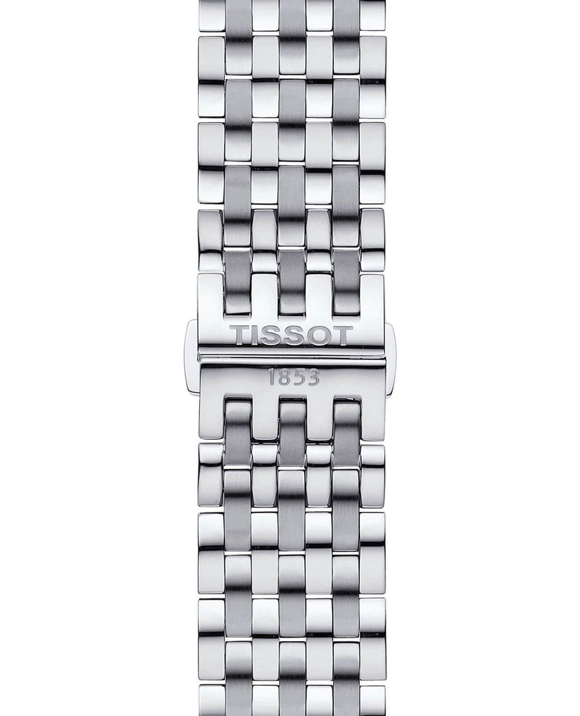 Tissot T Classic Bridgeport Black Dial Silver Steel Strap Watch For Men - T097.410.11.058.00 Buy Now By Tissot