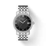 Tissot T Classic Bridgeport Black Dial Silver Steel Strap Watch For Men - T097.410.11.058.00 Buy Now By Tissot