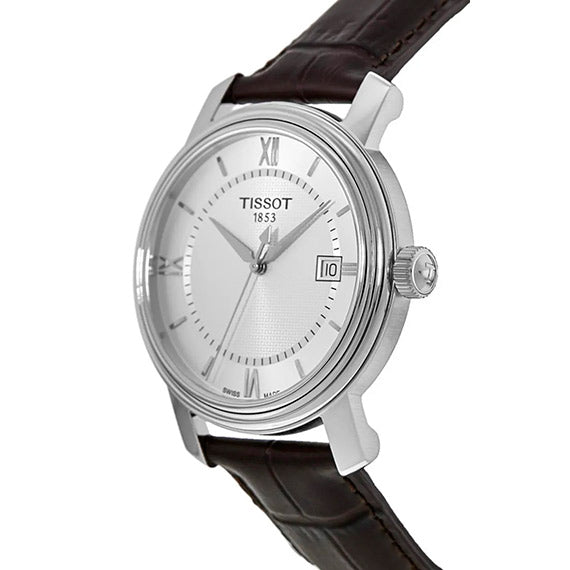 Tissot T Classic Bridgeport Silver Dial Brown Leather Strap Watch For Men - T097.410.16.038.00 Buy Now By Tissot
