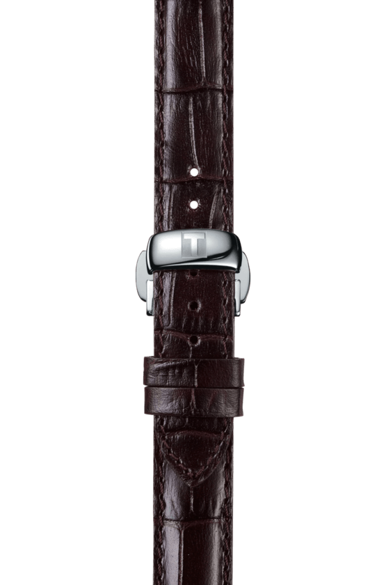 Tissot Bridgeport Lady White Dial Brown Leather Strap Watch For Women - T097.010.26.118.00 Buy Now By Tissot