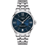 Tissot Chemin Des Tourelles Powermatic 80 Lady Blue Dial Silver Steel Strap Watch For Women - T099.207.11.048.00 Buy Now By Tissot