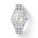 Tissot Chemin Des Tourelles Powermatic 80 Rubies Mother of Pearl Dial Silver Steel Strap Watch For Women - T099.207.11.113.00 Buy Now By Tissot