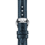 Tissot Chemin Des Tourelles Powermatic 80 Lady Blue Dial Blue Leather Strap Watch For Women - T099.207.16.047.00 Buy Now By Tissot