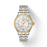 Tissot Chemin Des Tourelles Powermatic 80 Lady Mother of Pearl White Dial Two Tone Steel Strap Watch For Women - T099.207.22.118.00 Buy Now By Tissot