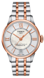 Tissot Chemin Des Tourelles Powermatic 80 Helvetic Price Lady Silver Dial Two Tone Steel Strap Watch For Women - T099.207.22.118.01 Buy Now By Tissot