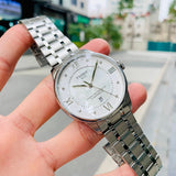 Tissot Chemin Des Tourelles Powermatic 80 Diamonds Silver Dial Silver Steel Strap Watch for Men - T099.407.11.033.00 Buy Now By Tissot