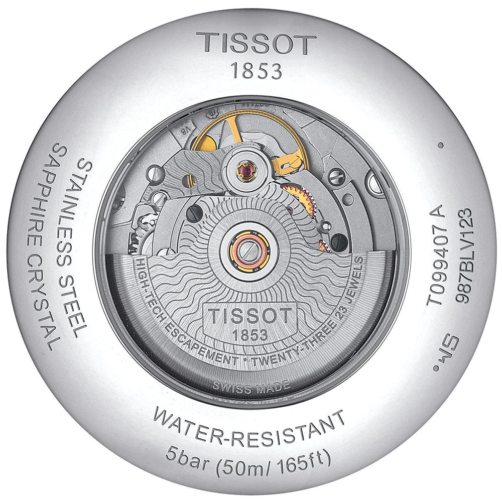 Tissot Chemin Des Tourelles Powermatic 80 Silver Dial Silver Steel Strap Watch For Men - T099.407.11.037.00 Buy Now By Tissot