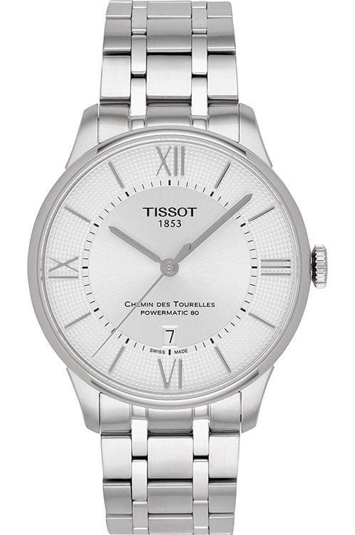 Tissot Chemin Des Tourelles Powermatic 80 Silver Dial Silver Steel Strap Watch For Men - T099.407.11.038.00 Buy Now By Tissot