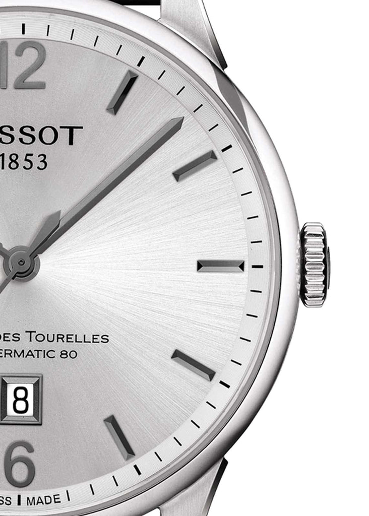 Tissot Chemin Des Tourelles Powermatic 80 Silver Dial Silver Steel Strap Watch For Men - T099.407.11.037.00 Buy Now By Tissot