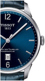 Tissot Chemin Des Tourelles Powermatic 80 Blue Dial Blue Leather Strap Watch for Men - T099.407.16.047.00 Buy Now By Tissot