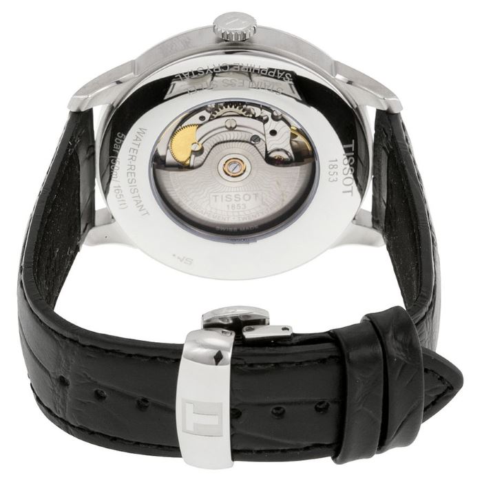Tissot Chemin Des Tourelles Powermatic 80 Black Dial Black Leather Strap Watch For Men - T099.407.16.058.00 Buy Now By Tissot
