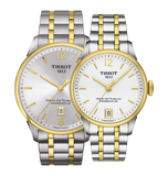 Tissot Chemin Des Tourelles Powermatic 80 Lady Silver Dial Two Tone Steel Strap Watch For Women - T099.207.22.037.00 Buy Now By Tissot