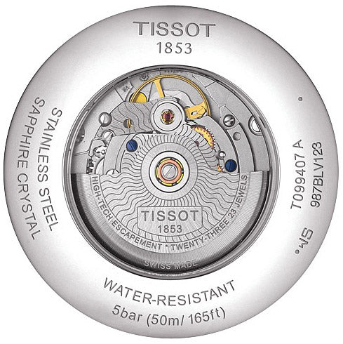 Tissot Chemin Des Tourelles Powermatic 80 Silver Dial Two Tone Steel Strap Watch For Men - T099.407.22.038.00 Buy Now By Tissot