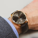 Tissot T Classic Chemin Des Tourelles Powermatic 80 Brown Dial Brown Leather Strap Watch for Men - T099.407.36.447.00 Buy Now By Tissot