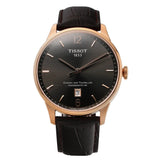 Tissot T Classic Chemin Des Tourelles Powermatic 80 Brown Dial Brown Leather Strap Watch for Men - T099.407.36.447.00 Buy Now By Tissot