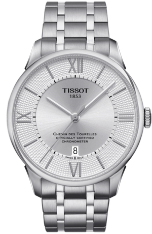 Tissot T Classic Chemin Des Tourelles Silver Dial Silver Steel Strap Watch For Men - T099.408.11.038.00 Buy Now By Tissot