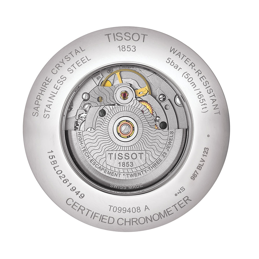 Tissot T Classic Chemin Des Tourelles Silver Dial Silver Steel Strap Watch For Men - T099.408.11.038.00 Buy Now By Tissot