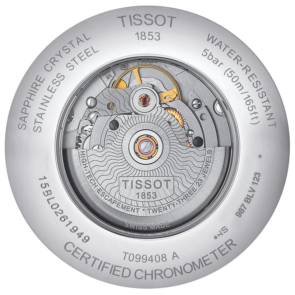 Tissot Chemin Des Tourelles Powermatic 80 Cosc Silver Dial Two Tone Steel Strap Watch For Men - T099.408.22.038.00 Buy Now By Tissot