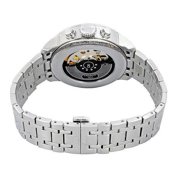 Tissot Chemin des Tourelles Automatic Chronograph White Dial Silver Steel Strap Watch for Men - T099.427.11.038.00 Buy Now By Tissot