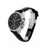 Tissot T Classic Chemin Des Tourelles Chronograph Black Dial Black Leather Strap Watch For Men - T099.427.16.058.00 Buy Now By Tissot