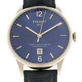 Tissot Chemin Des Tourelles Powermatic 80 Blue Dial Blue Leather Strap Watch for Men - T099.407.16.047.00 Buy Now By Tissot