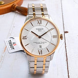 Tissot Chemin des Tourelles Powermatic 80 Helvetic Pride Silver Dial Two Tone Steel Strap Watch for Men - T099.407.22.038.01 Buy Now By Tissot