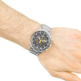 Tissot PRS 516 Chronograph Black Dial Silver Steel Strap Watch For Men - T100.417.11.051.00 Buy Now By Tissot
