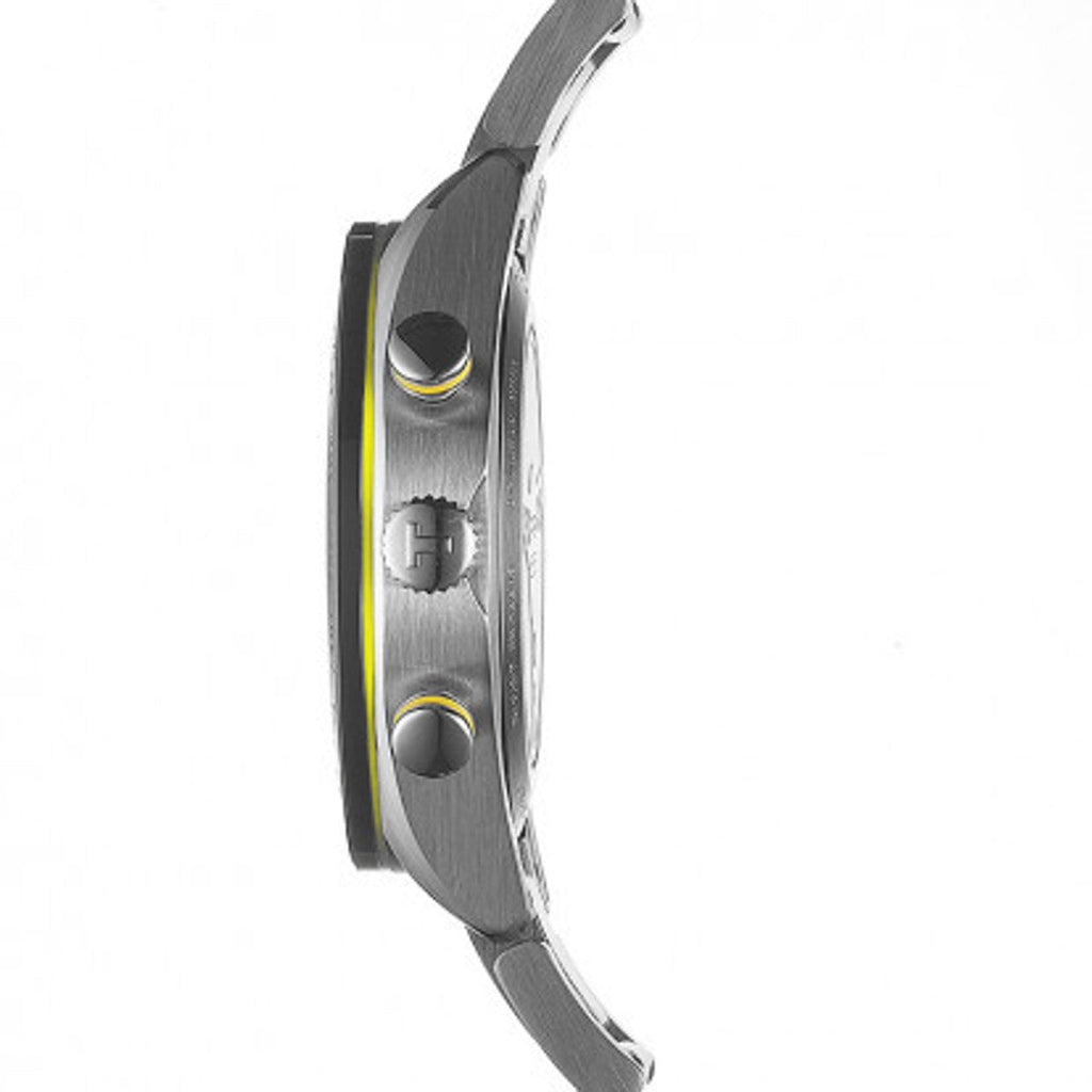 Tissot PRS 516 Chronograph Black Dial Silver Steel Strap Watch For Men - T100.417.11.051.00 Buy Now By Tissot