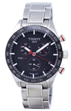 Tissot T Sport PRS 516 Chronograph Black Dial Silver Steel Strap Watch For Men - T100.417.11.051.01 Buy Now By Tissot