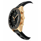 Tissot PRS 516 Chronograph Black Dial Black Leather Strap Watch For Men - T100.417.36.051.00 Buy Now By Tissot