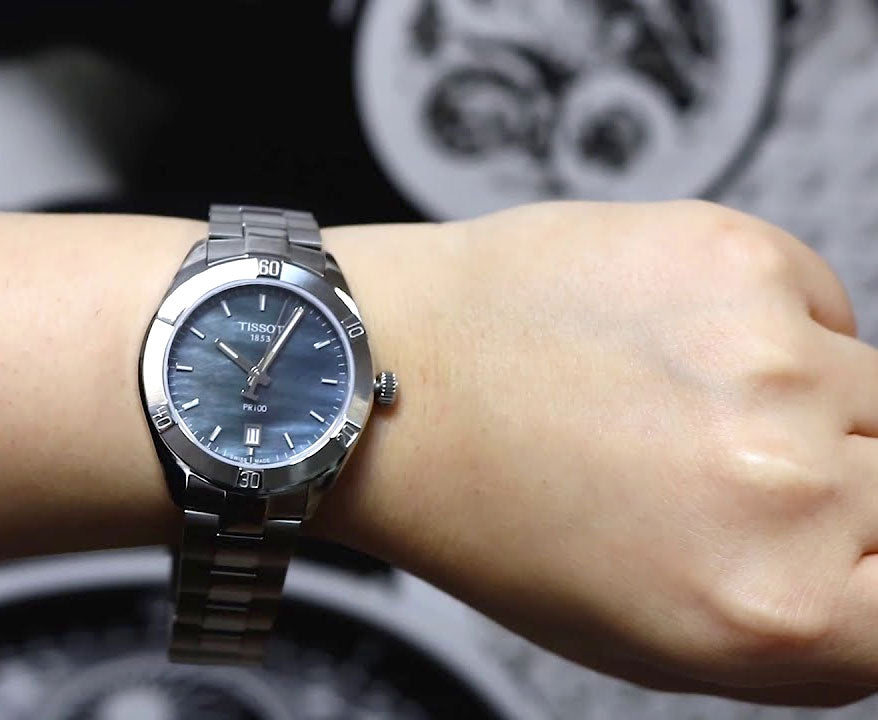 Tissot PR 100 Sport Chic Mother of Pearl Dial Watch For Women - T101.910.11.121.00 Buy Now By Tissot