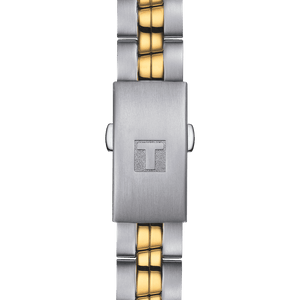 Tissot T Classic PR 100 Sport Chic White Dial Two Tone Steel Strap Watch For Women - T101.210.22.031.00 Buy Now By Tissot