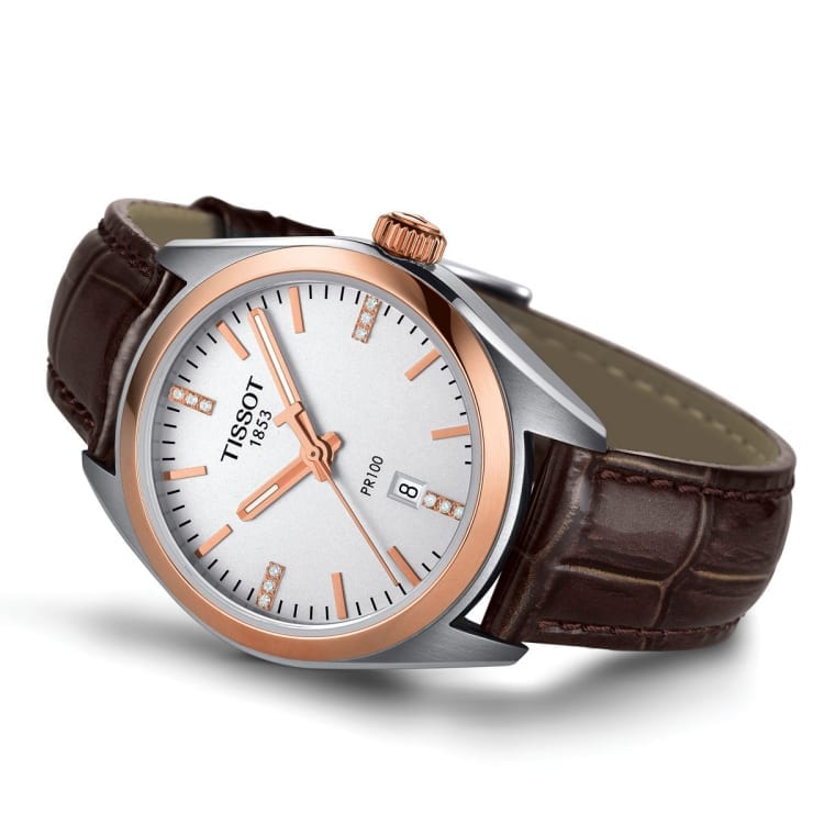 Tissot PR 100 Lady Diamonds Watch For Women - T101.210.26.036.00 Buy Now By Tissot
