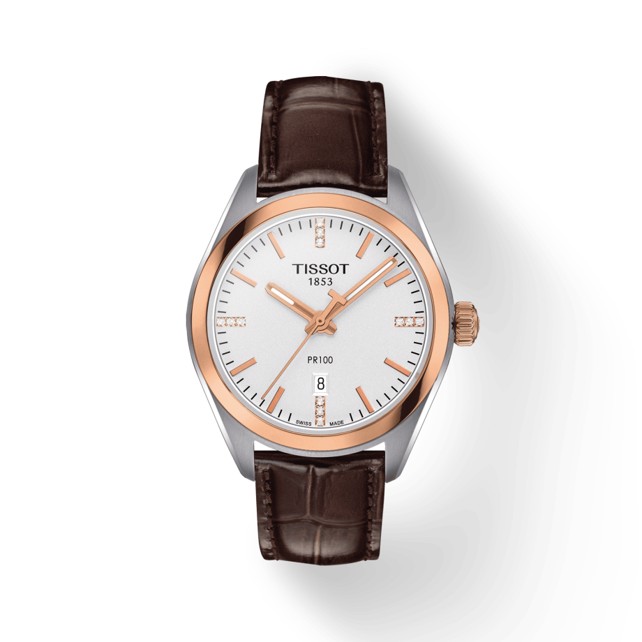 Tissot PR 100 Lady Diamonds Watch For Women - T101.210.26.036.00 Buy Now By Tissot