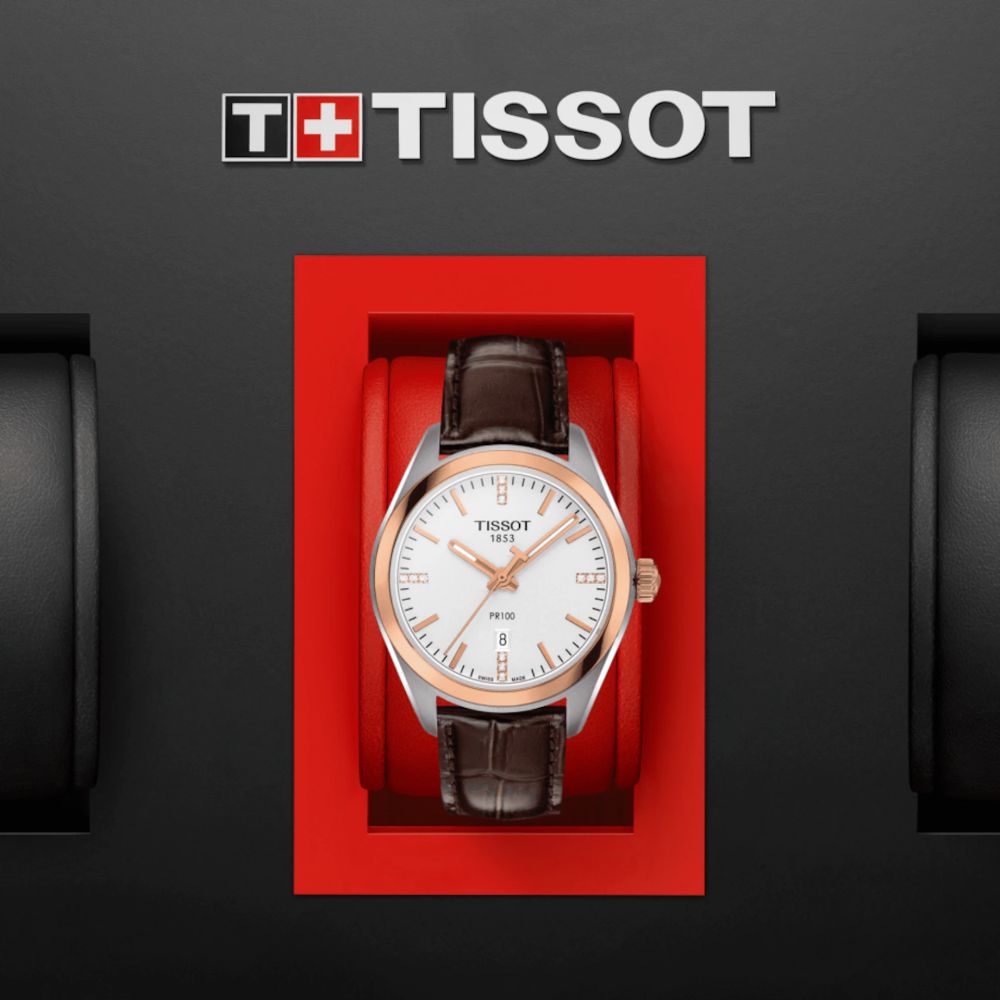 Tissot PR 100 Lady Diamonds Watch For Women - T101.210.26.036.00 Buy Now By Tissot