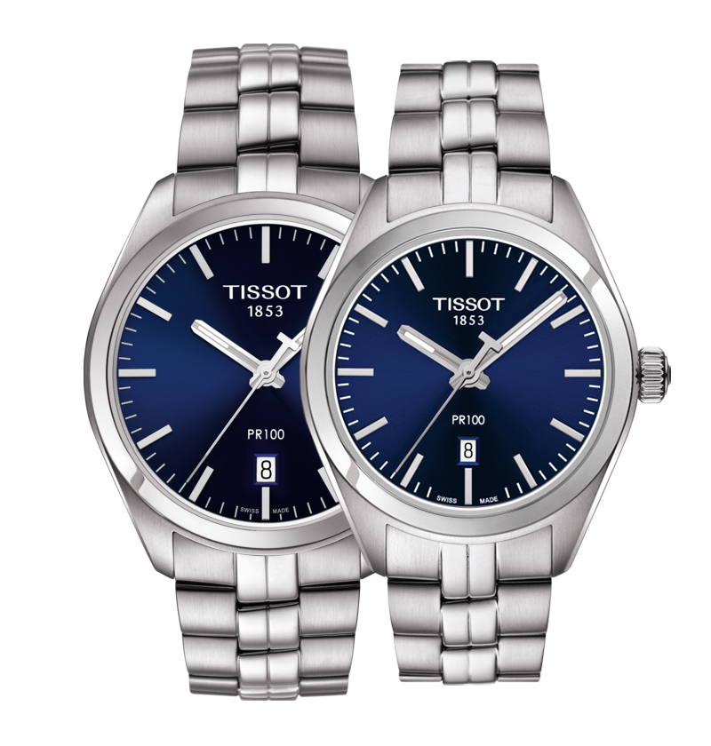 Tissot PR 100 Sport Chic 39mm Blue Dial Watch For Men - T101.410.11.041.00 Buy Now By Tissot